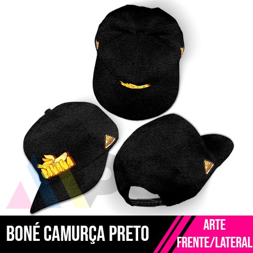 Boné | Camurça | Preto