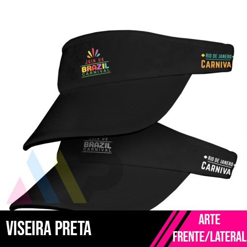 Viseira Personalizada | PRETA