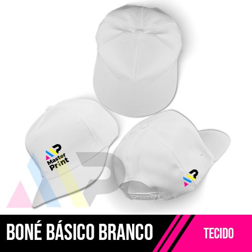 Boné Básico | Tecido | Branca