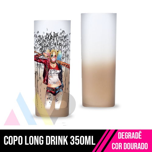 Copo Long Drink | 350ml | Dourado