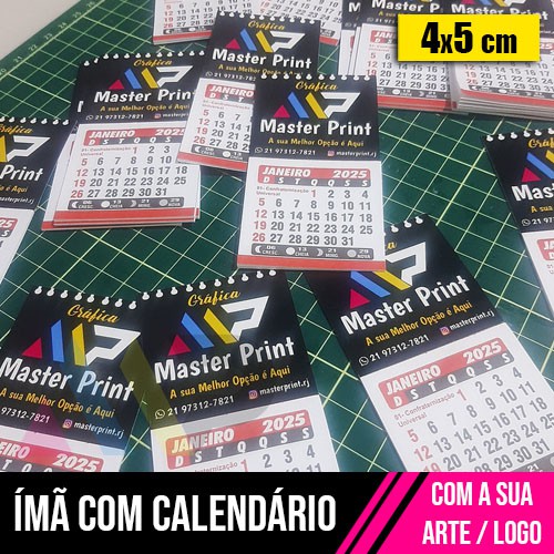 Ímã de Geladeira Manta Total  - Calendário
