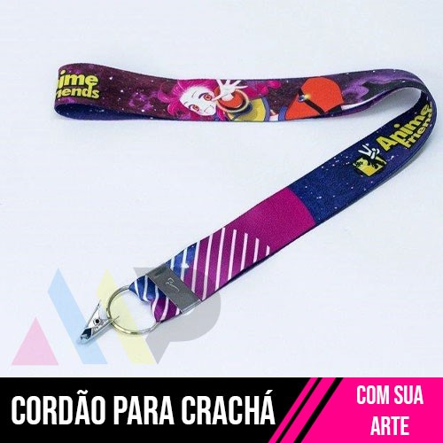 Cordão para crachá personalizado