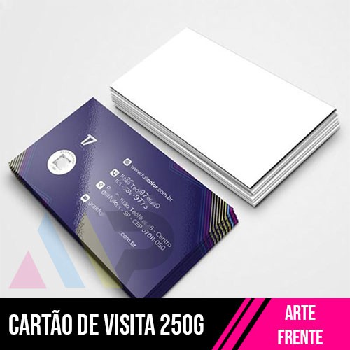Cartão 250g | 4/0 | UV 1/0