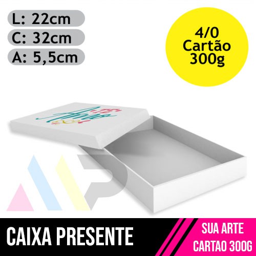 Caixa Presente | Cartão 300g | 4/0