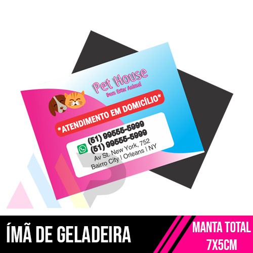 Ímã de Geladeira Manta Total | 7x5cm