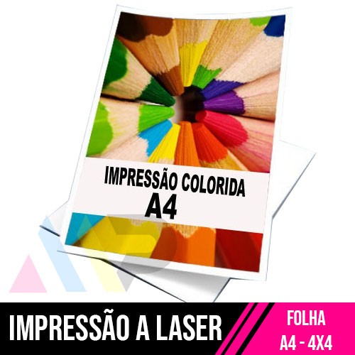 Impressão Digital | A4 | 4/0