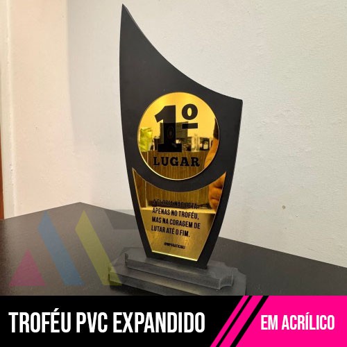Troféu Pvc Expandido e Acrílico