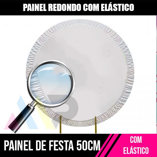 Painel de Festa Redondo | Veste Fácil | 50cm DX