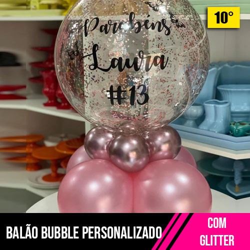 Arranjo de Mesa 10° c/ Glitter