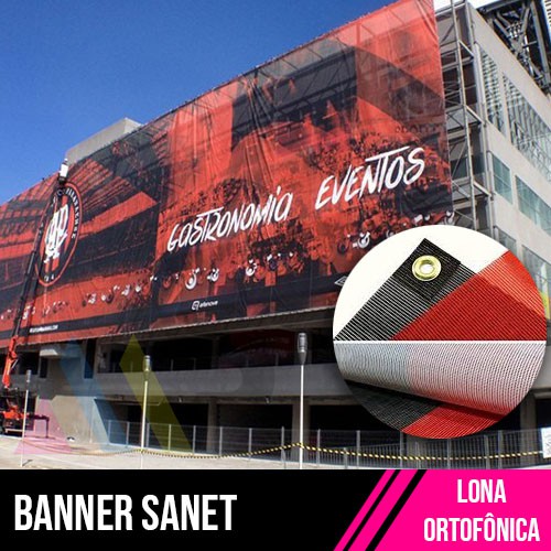 Lona Sanet Com Ilhós por M²