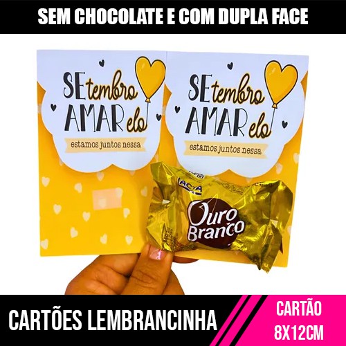 30 Cartão Lembrancinha com sua arte