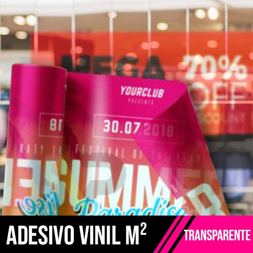 Adesivo Vinil Transparente M²