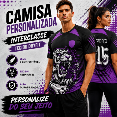 Camisa Tecido Dryfit - Interclasse