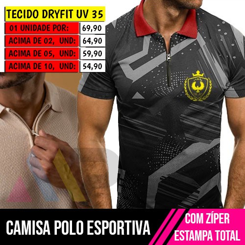 Camisa - Polo Esportiva Tradicional