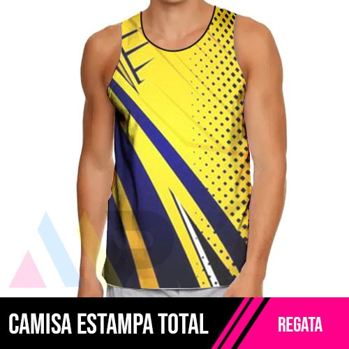 Camisa Estampa Total -  Regata Masculina