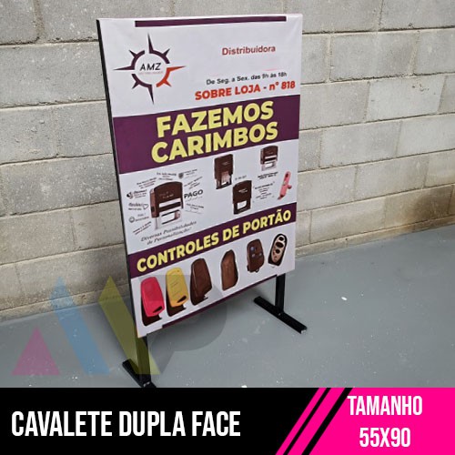 Cavalete 55x90 Dupla Face